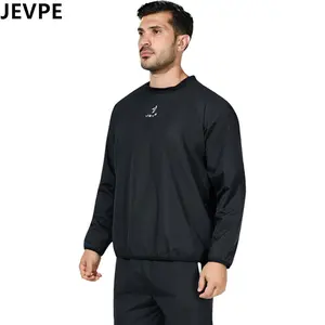 JEVPE Men Sauna Suit Sweat Suits Durable Gym Exercise Workout Jacket