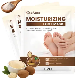 Foot Peeling Mask (1/3 pairs) for Dry Cracked Feet, Moisturizing Foot Mask, Shea Butter Exfoliating Foot Mask, Dead Skin & Callus Remover, Foot Care for Women & Men, One Size Fits Most