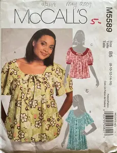McCall's 5589 Sewing Pattern ((Vintage) CUT