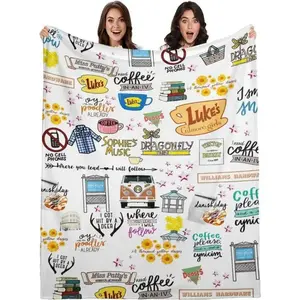 Soft Funny Throw Blanket Gil-More Girls Flannel Blanket Ultra- Fleece Throw Cozy Fuzzy Plush Flannel Blankets Suitable For All Seasons Couch Bed Living Room Sofa Bedroom Chairs Dorm
