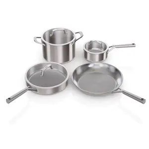 Ninja EverClad Commercial-Grade Stainless Steel Cookware 7-Piece Set - C99007