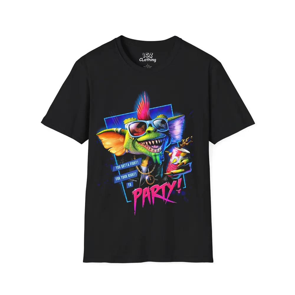 GREMLINS T-SHIRT #30 - 129% Polyester, Machine Washable, Stylish Crewneck for Summer & Father's Day