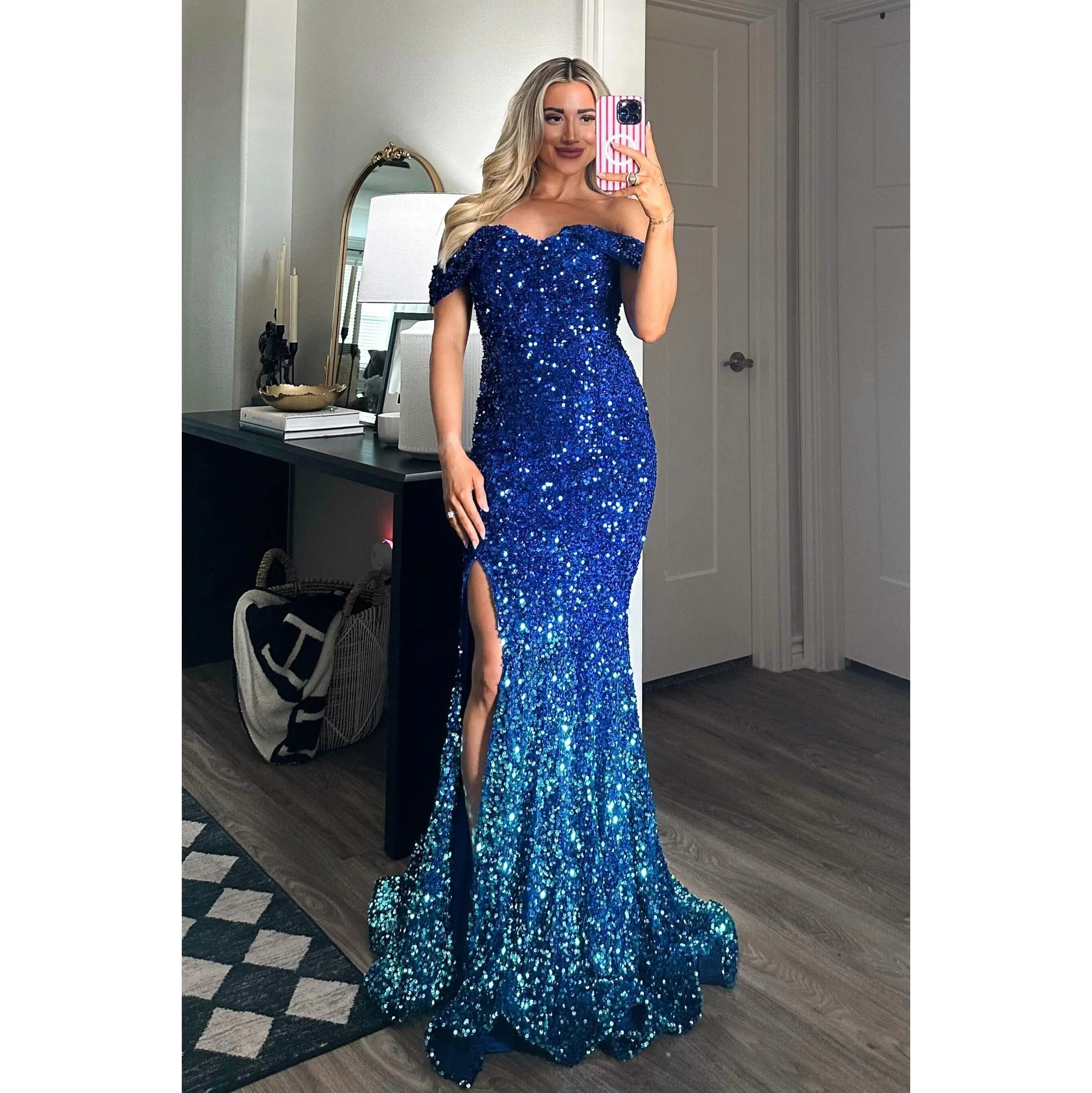 chinese dress ladies Marcia Aqua Sequin Maxi Dress  Frock and Frill