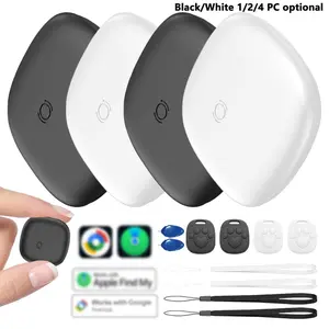 Dual System Air Tracker Tag 1/2/4 Pack – Smart Key Finder, Item Locator, Smart Tracking Tag, Works with Android Google Find Hub & iOS Apple Find My APP, BT Tracker for Luggage, Bags, Backpack, Wallet, Keys & Passport, Gift for Everyone