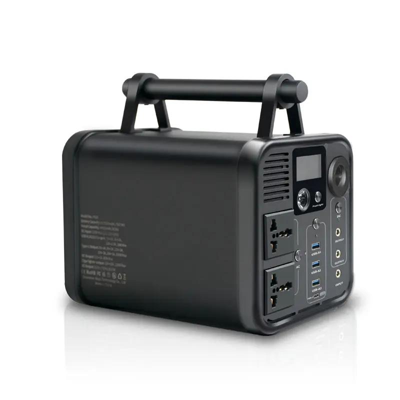 Station, 567Wh Solar Generator 600W Pure Sine Wave AC Outlet for Outdoor Camping (black) rv outdoor   fast charging power bank portable generator
