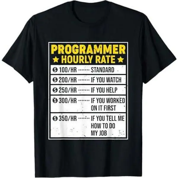 Funny Computer Programmer IT Nerd Geek Web Developer Coder T-Shirt