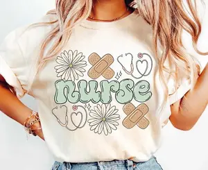 Nurse  DTF Transfers - THIS IS NOT A SHIRT