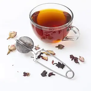 Stainless Steel Tea Infuser, Long Handle Tea Strainer, Reusable Loose Leaf Tea Strainer, Tea Making Tool for Home Office Use