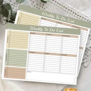 1pc A4 Weekly To-Do List Productivity Planner, Undated Desk Pad Organizer with Top & Low Priority, Follow-Up, Checklist, and Notes, Perfect for Home, Office, and School Task Management, School & Office Supplies