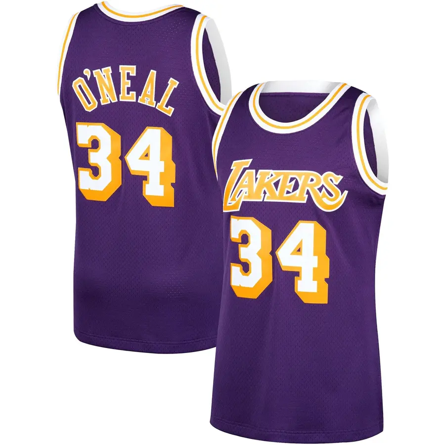 34 Basketball Jersey, Shaq O'N3al Retro Mesh Tank Top, Vintage Sports Jersey, Unisex Fan Apparel