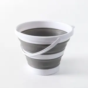 1pc, Folding Bucket, Portable Water Bucket, Foldable Car Washing Bucket, Collapsible Water Container, Outdoor Camping Fishing Travel Water Bucket, Wash Bucket, Easy To Storage, Cleaning Supplies, Household Gadgets