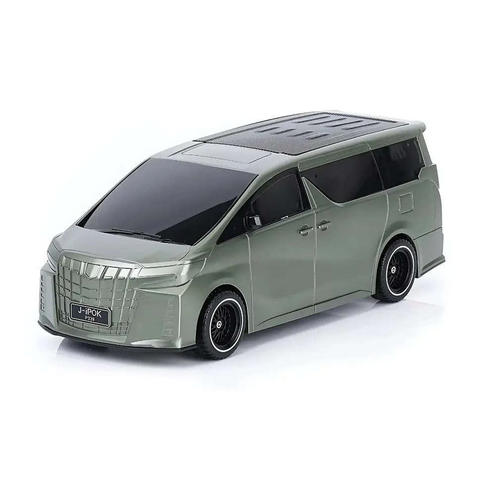 Kik Solar-Powered Mini Van Bluetooth Speaker P339 for Universal Cell Phone and Bluetooth Device Audio Charging - Portable Wireless Sound System