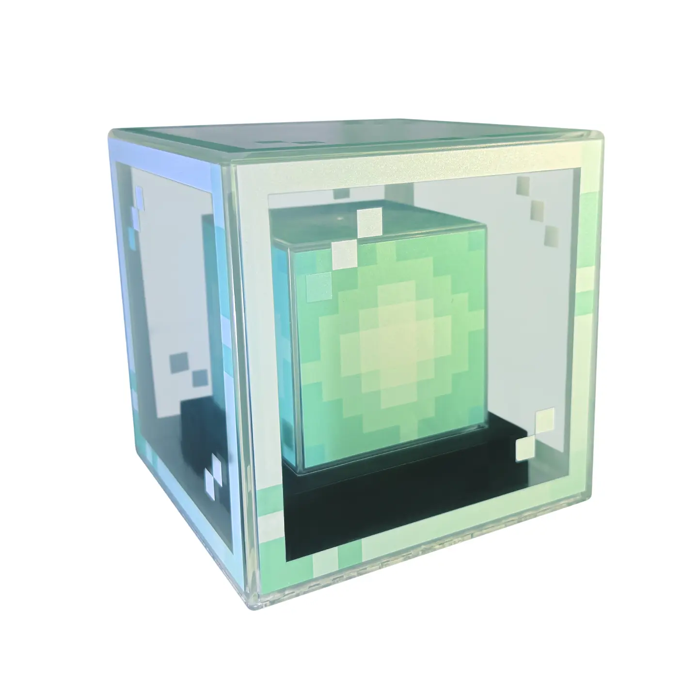 Pixel Style Beacon Night Light, 4-Color Changing RGB Lamp Beads, Eco-Friendly Material Color Changing Lights for Gaming Atmosphere