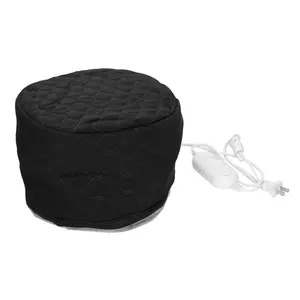 Household Electric Heating Hat 3 Gears Temperature Control Adjustable Drawstring Non-Woven Fabric for Hot Oil Treatment Hair Care Heat Styling