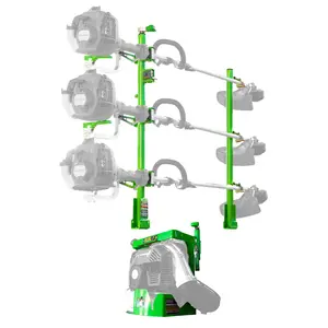 Green Touch Industries 3 Position Line Trimmer Rack & Backpack Leaf Blower Rack