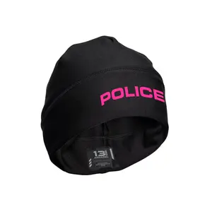 [POLICE] Performance Beanie [BLK/PNK]