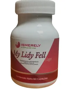 ISMERELY My Lidy Fell Capsules - Mexican Wild Yam, Manzanilla, Calcium, Vitamins & Minerals - 60 Capsules