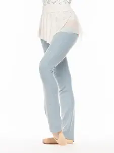 Thigh High Leg Warmers Knit Light Blue RTW
