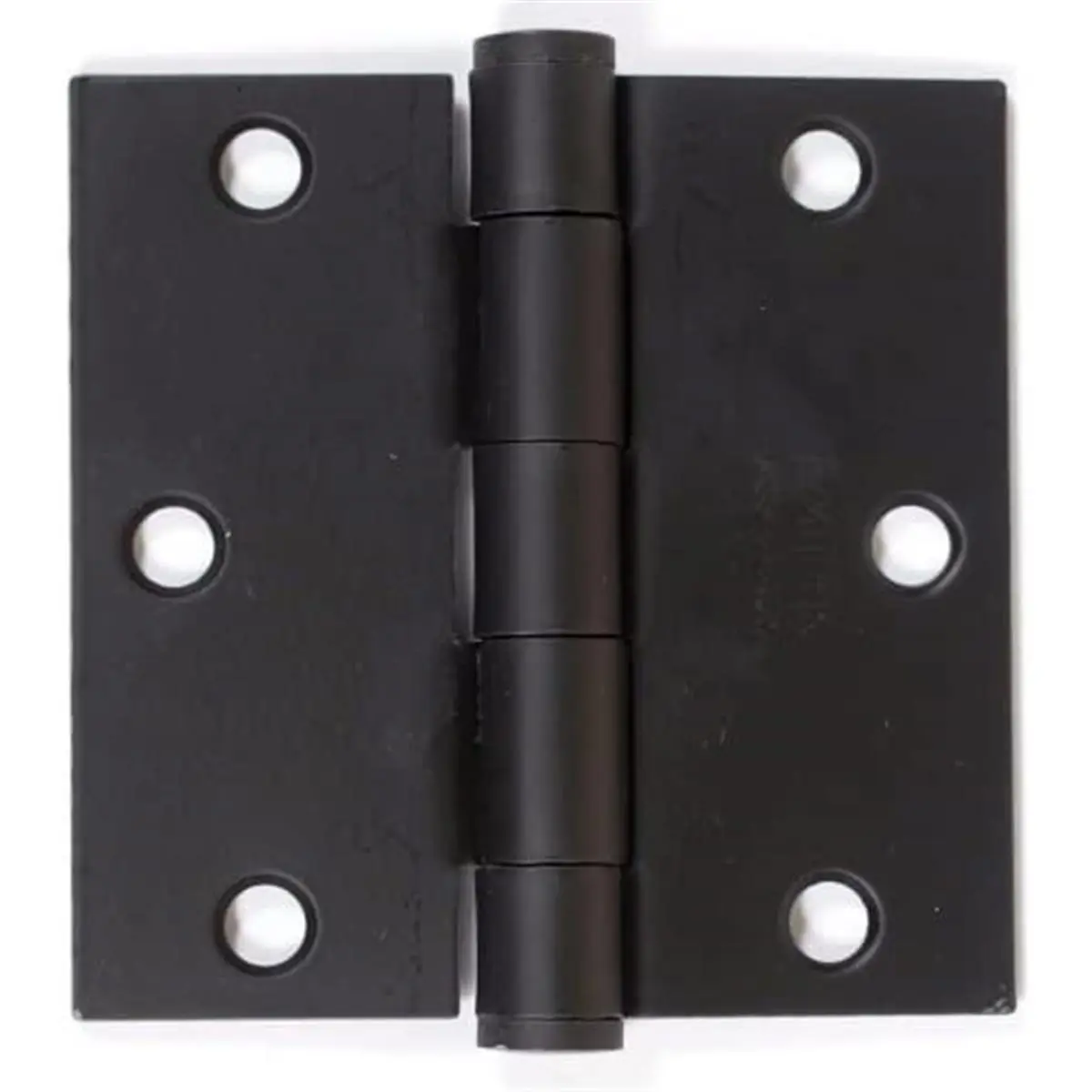 Emtek 92013US19 Heavy-Duty Steel Door Hinges - 3.5x3.5 in. Square, Flat Black, Set of 2, Suitable for Lawn and Home Door Hardware Installations, Garden