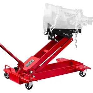 VEVOR Low Profile Floor Jack, 1000 lbs/ 0.45 Ton Lifting Capacity Telescoping Transmission Floor Jack, 6.3 - 25.2 in Lifting Height, 360 Swivel Front wheels, Heavy - Duty Lift Hoist for Garage/ShopVEVOR Super Brand Day