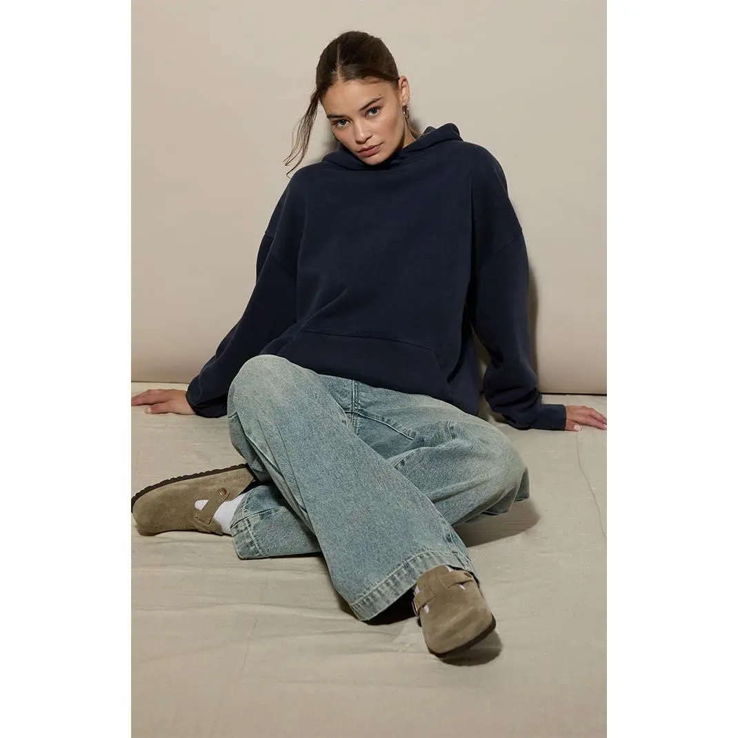 Pacsun Women's Ultra Soft Fleece Core Washed Pullover Hoodie Pacsun Women's Ultra Soft Fleece Core Washed Pullover Hoodie