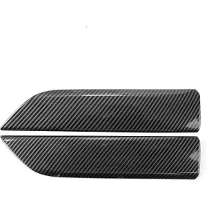 for Chevy Silverado GMC Sierra 1500 2019-2026 Sierra Silverado 2500 3500 HD 2020-2026 Accessories Interior Door Handrail Handle Cover Trim ABS Carbon Fiber Pattern (Front Door)