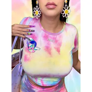 NAIL ADDICT TIE DYE CROP TOP