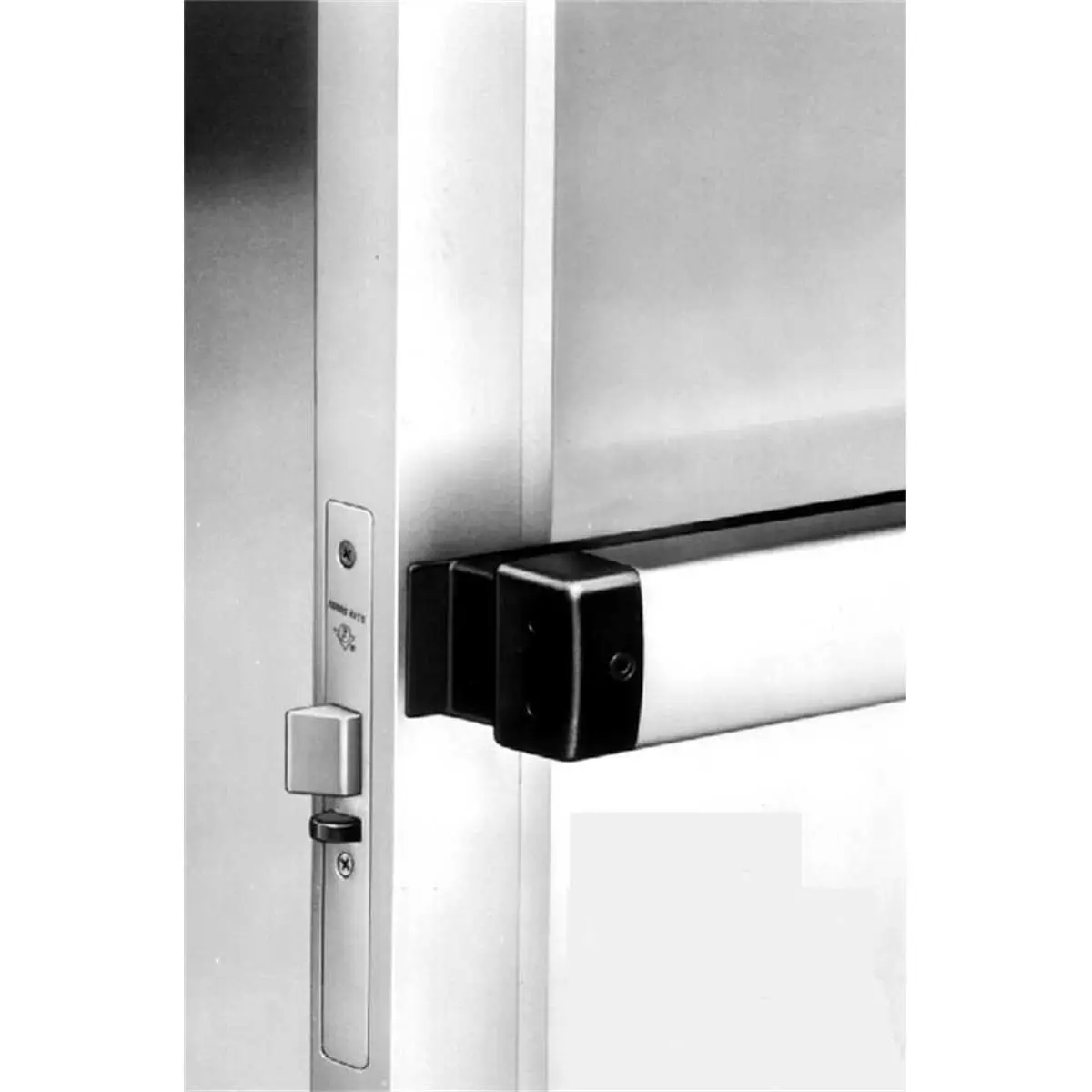 Adams Rite 8410-37136 8400 Series Mortise Exit Device, Heavy Duty Rim, 1-1/8" Backset for Narrow Stile Glass Doors, Backset: 1-1/8"
