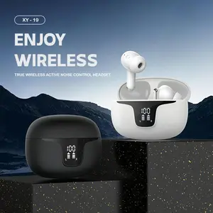 LALIVE XY-19  Bluetooth 5.3 LED Display Earphone Wireless Sport Earbuds TWS Headset Headphone HIFI Stereo Audio Charging Noise Waterproof