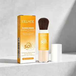 Sunscreen Setting Powder SPF 50 – EELHOE Shaping Powder 8g – Matte Finish, Oil Control & Sun Protection – Blurs Pores, Controls Shine & Sets Makeup – Lightweight, Invisible Finish – For Oily & Combination Skin
