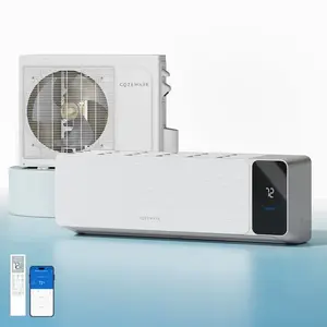 【Two packages】Cozeware 20SEER2 Mini Split Air Conditioner 12K/18K/24K BTU 115V/230V Heat Pump Compatible with Wifi Alexa Cools Up to 750 Sq Ft for Living Room Bedroom Study Loft