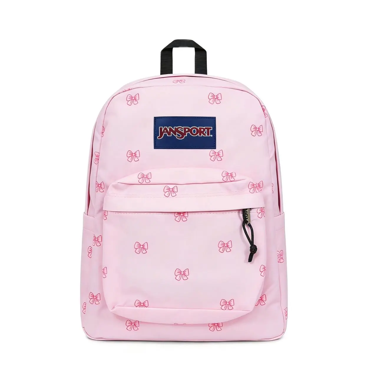 Jansport Big Student Backpack – Classic suede bottom, letter patch; college backpack with large capacity, 15-inch laptop compartment, and a side water bottle pocket for students’ daypacks.