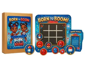 Born to Boom – Tic-Tac-Toe Board Game