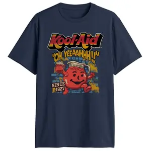Kool-Aid Oh Yeahhh Vintage Tee | Retro Mascot Graphic T-Shirt | Classic 90s Streetwear Shirt | Unisex Cotton Tee | Nostalgic Pop Culture Fan Gift