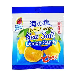 BIG FOOT Malaysian Sea Salt Lemon Candy - Refreshing Throat Lozenges 15g | Salt Supplement & Cool Refreshment | Viral Sensation