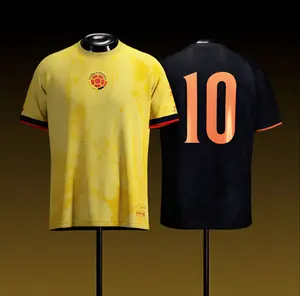 2026 Colombia Heritage Gold Color Soccer Jersey, Unisex Soccer Jersey For Couple Matching, Vintage Streetwear Soccer Jersey, Perfect Gifts, Sports Top, Gym Athletic Clothes