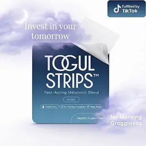 Strips Smart Recovery - Deep Sleep & Brain Reset Support - With Melatonin, GABA & Vitamin B6 - Fast-Acting Oral Dissolving Strips for Nighttime Relaxation, Stress Relief&Morning Clarity - Non-Habit Forming Sleep Aid for High-Performance Life  Healthcare