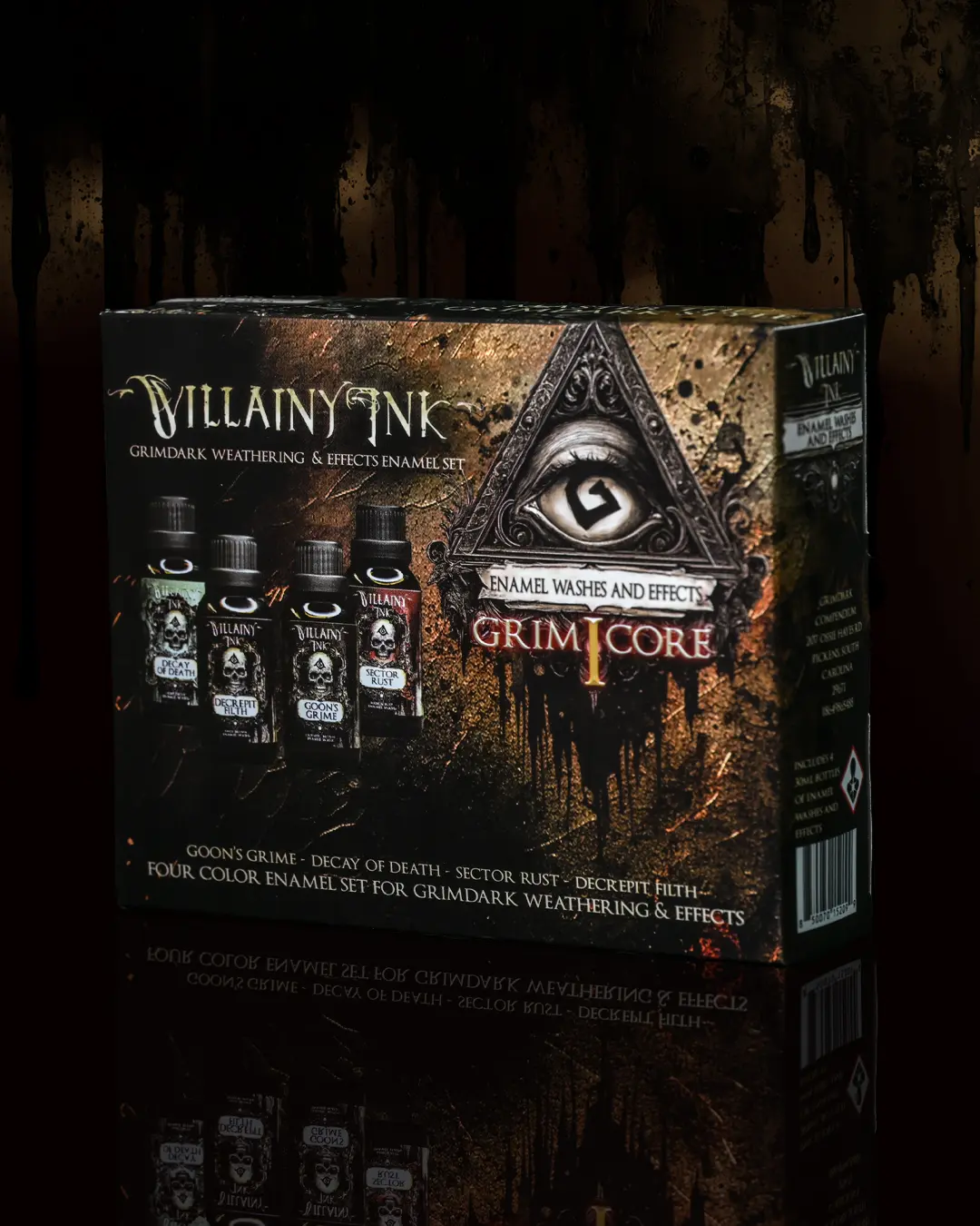 Villainy Ink Enamels Grim Core Set 1