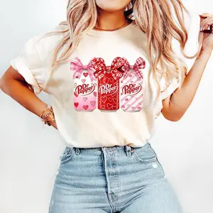 Dr Pepper Valentines Day Sweatshirt, Cute Soda Lover Crewneck, XOXO Graphic, Cozy Gift for Her