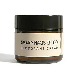 Greenhaus Deco. Deodorant Cream - Magnesium Infused, Aluminum-Free, Baking Soda-Free Deodorant Body Care Cosmetic