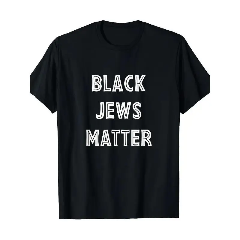 Black Jews Matter Graphic T-shirt, Hebrews Of Zion Faith-based Clothing for Men, Casual Short Sleeve Round Neck Top in Soft Breathable Fabric, Clothes
