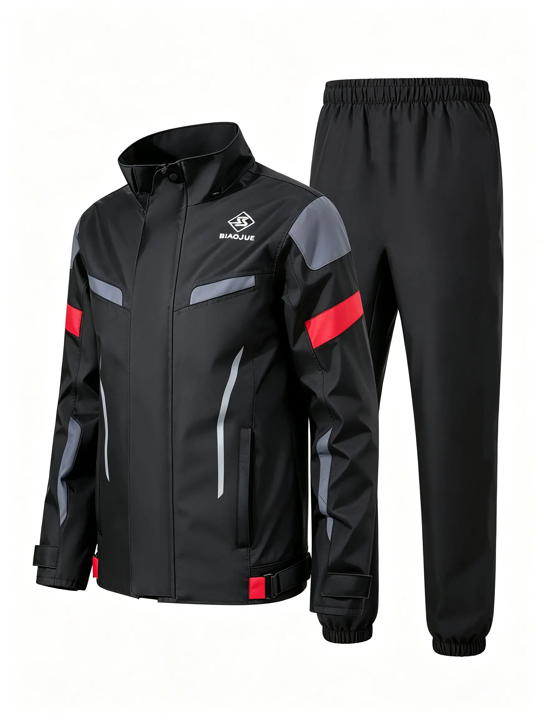 Men’s 2-Piece Waterproof Breathable Lightweight Rain Suit - Foldable, Mesh-Lined Raincoat with Integrated Pants for Men, Women | Ideal for Golf, Fishing, Camping