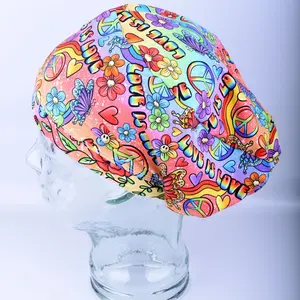 Love is Love Scrub Cap | Rainbow Medical Hat for Nurses & Healthcare Pros, Workwear Cap, Uniform Hat