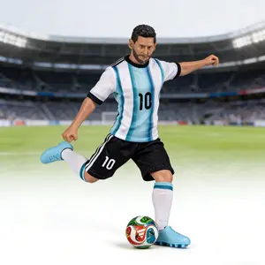2026 World Games with This Collectible Toy Pro Soccer Player Action Figure Movable 6-Inch Toy Gift for Active Boys