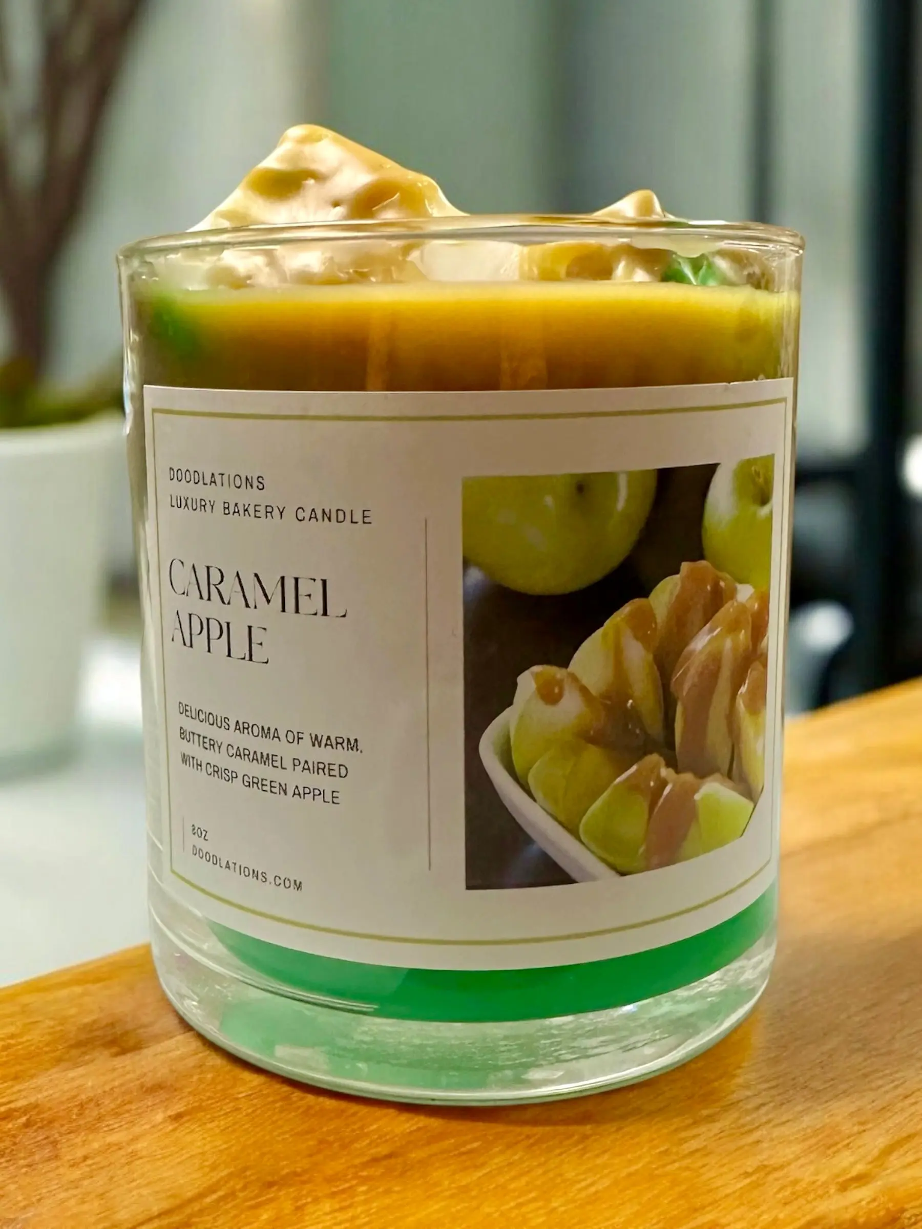 Doodlations Boutique Candle | Apple Caramel