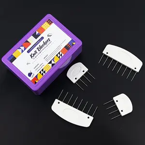 20pcs Knitting Blocks And Needles Kit, Knitting Blocks Combs For Blocking Knit Crochet, Lace Needlework Projects, Blocking Mats For Knitting Pads, Crochet Gift Kit, Knitting Supplies