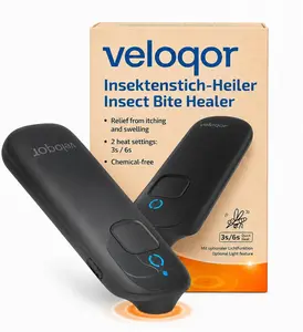 Bug Bite Itch Relief Tool, Chemical-Free Treatment of Insect Bites, Electronic Heat Device for After Mosquito Bites to Ease Itching and Swelling, Ideal SummerIndoor & Outdoor Daily Essential