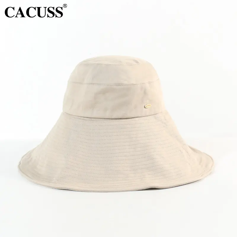 Women's Lightweight Solid Oversized Bucket Hat - Wide Brim, Foldable, UPF 50+, Space-Saving, Advanced Silhouette, Light Luxury Texture, Sun Protection for Beach, Summer Travel, Large Fit for Adults, Sports & Outdoor Hats, Sun Safety, Over-Sized, Female, A