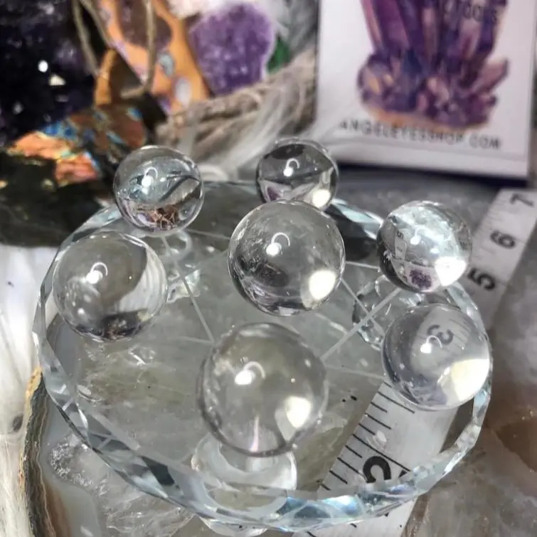 Glass Crystal sphere grid