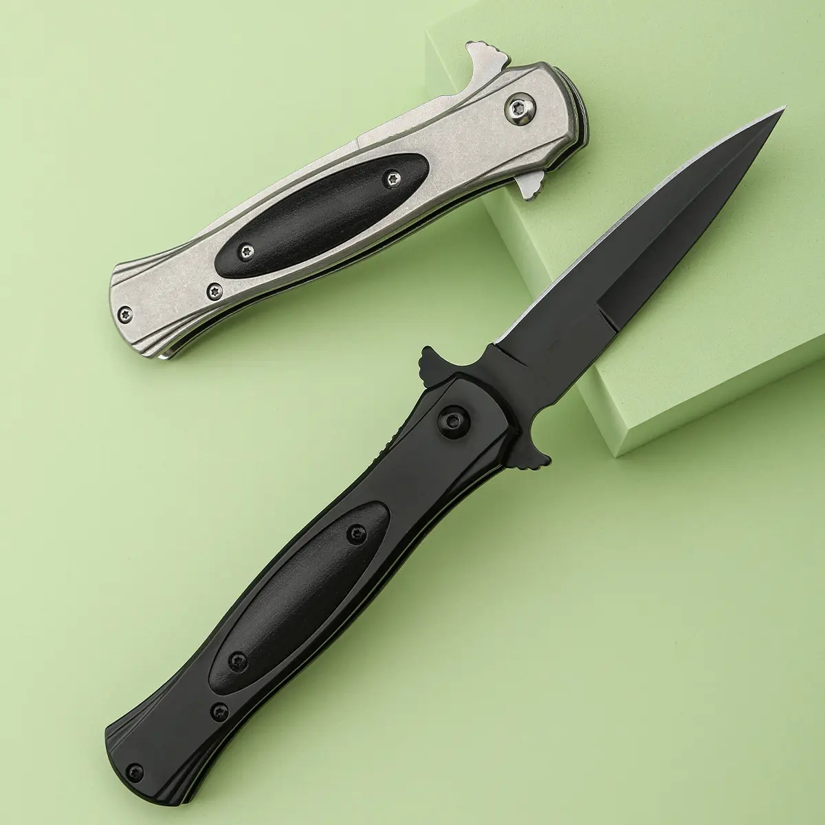 High-quality stainless steel folding knife: men’s tactical EDC multi-tool with quick open/close for outdoor use—an ideal choice for camping, hiking, exploration, DIY projects, everyday use, fishing, and hunting.